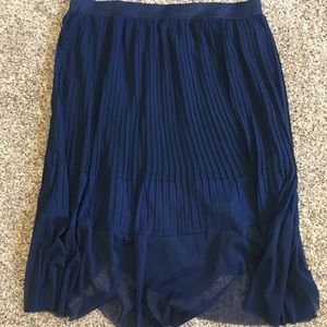 Torrid - 2 - Navy blue Midi Skirt - NWOT